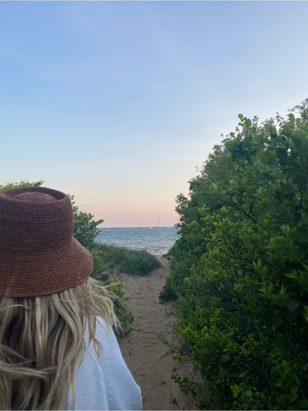 Janessa Leone Brown Woven Bucket Hat
